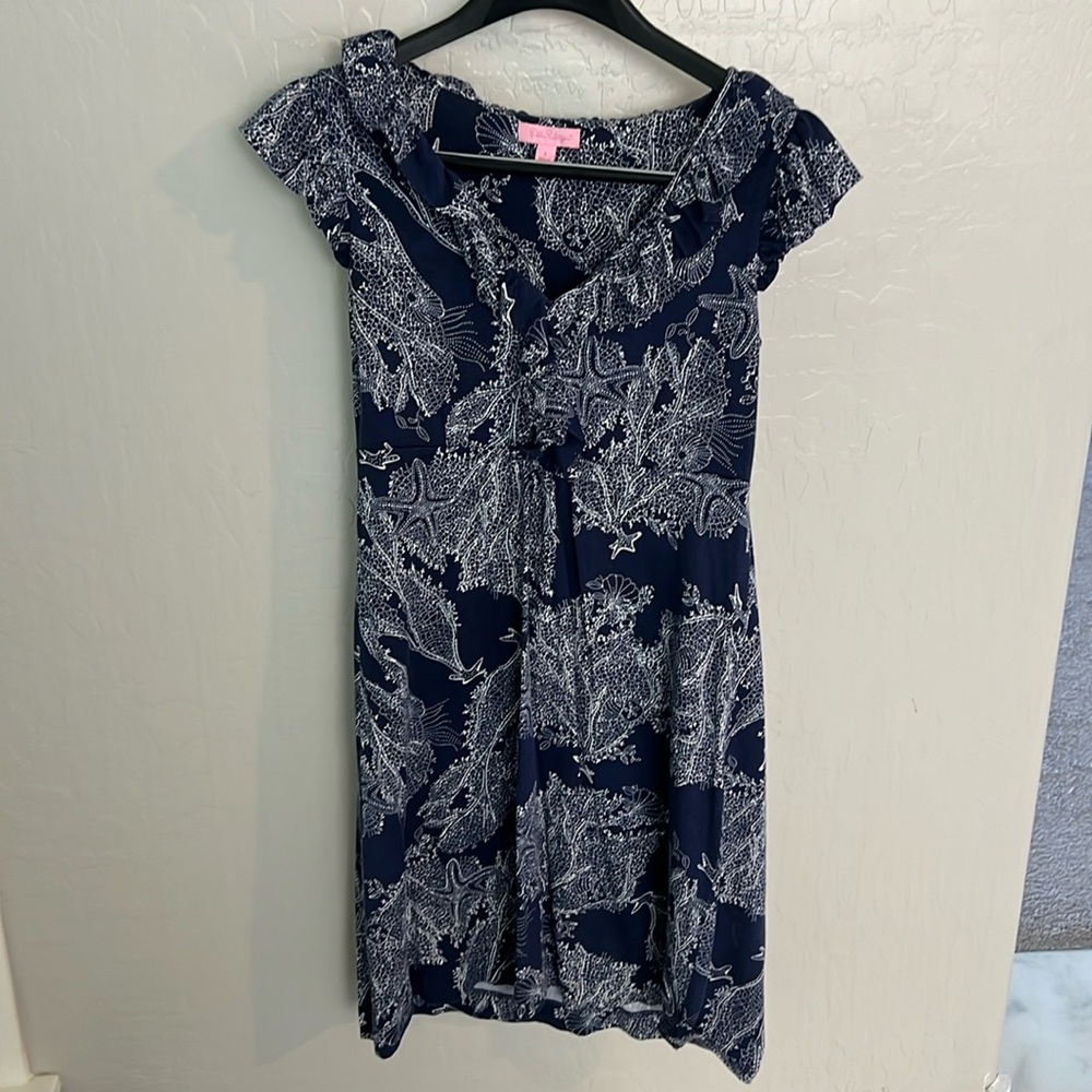 Lilly Pulitzer navy dress size small